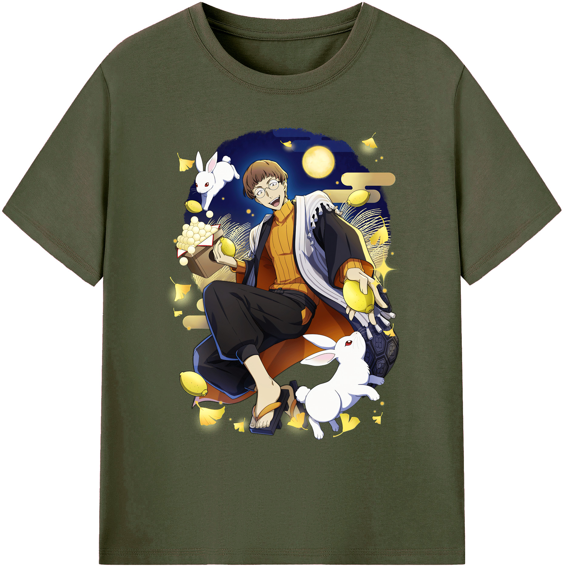 （画像用） 文豪ストレイドッグス Bungo Stray Dogs 綿100％ メンズ半袖Tシャツ｜肌触りやわらか＆通気性